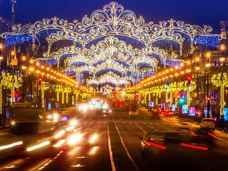 Новогодние праздники в Санкт-Петербурге
